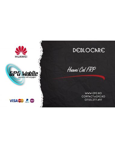 Deblocare Huawei FRP prin IMEI sau SN 1- 3 zile